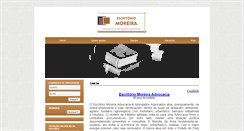 Desktop Screenshot of escritoriomoreira.adv.br